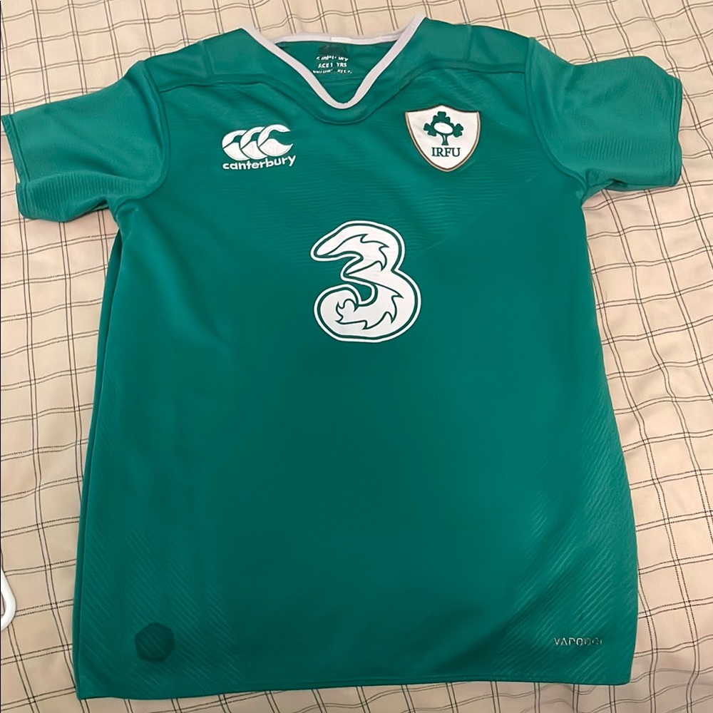 Kids Green Rugby Shirt